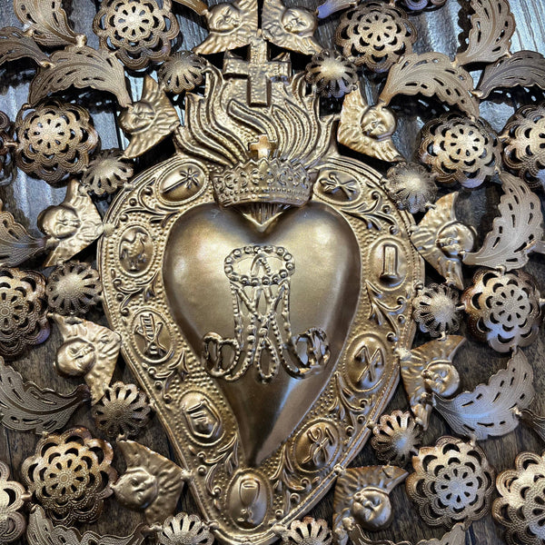 Cutout Sacred Heart Ornament: Large