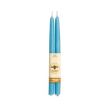 100% Pure Beeswax Tapers: Teal / Standard (12" x 7/8")