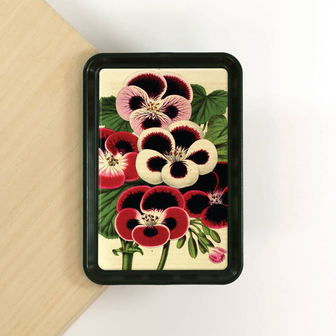 Winter Flowers Garden Botanical Classic Tray