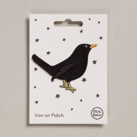 Iron on Patch - Black Bird