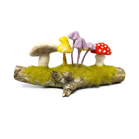 Woodland Toadstools Needle Felting Kit