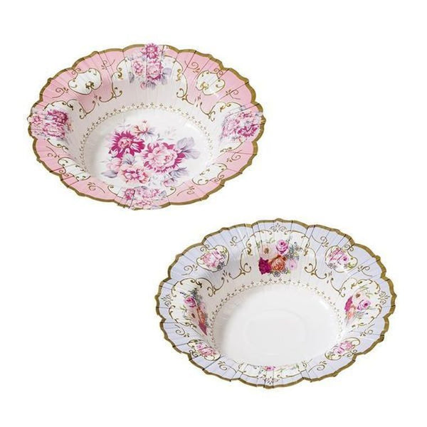 Truly Scrumptious Floral Paper Bowls